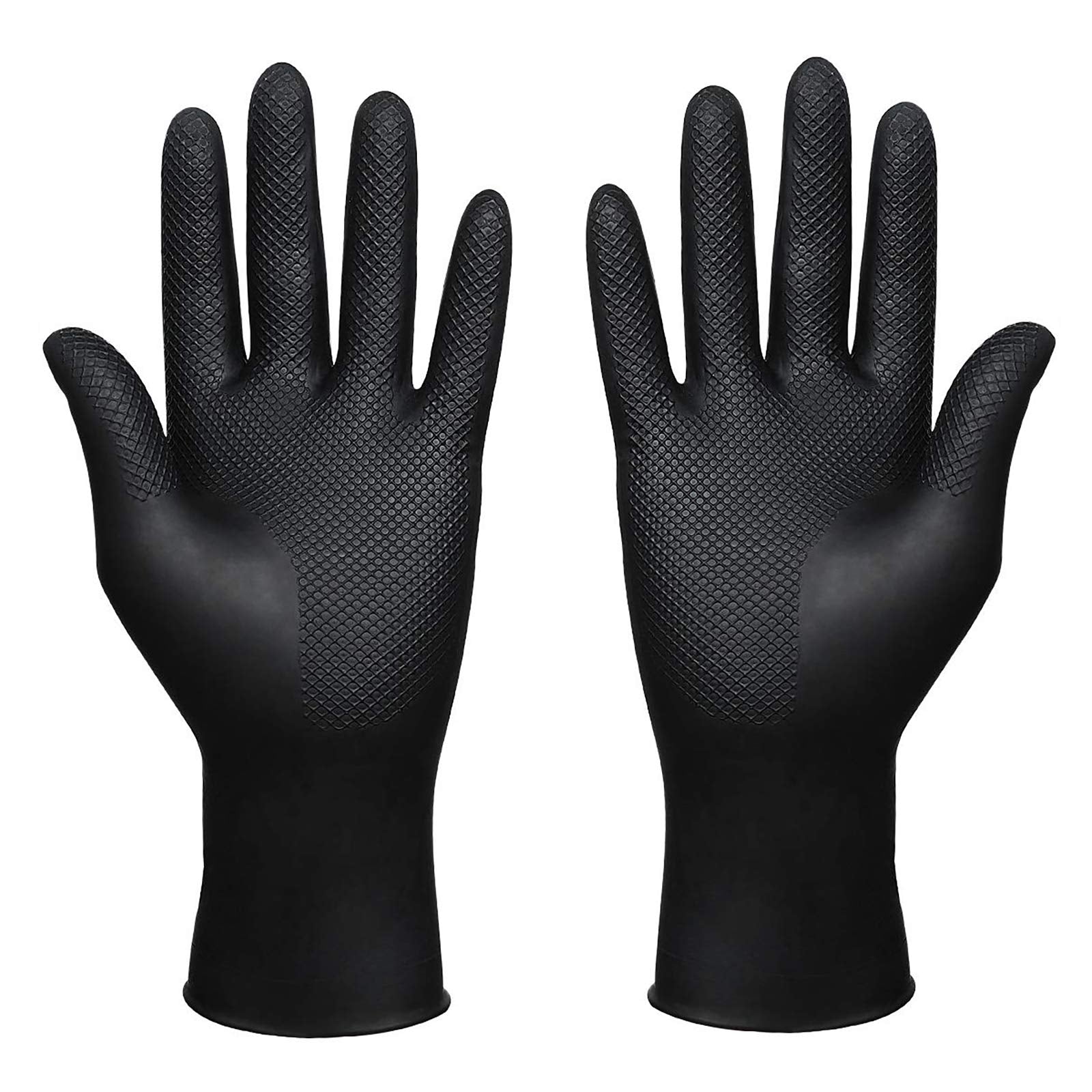 Guantes SUNHHX para teñido de cabello negros, protección duradera.