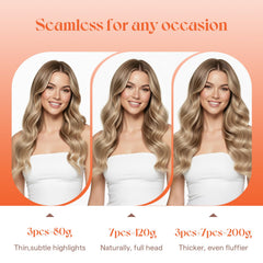 Sunny Hair detalle clips rígidos para sujeción estable.