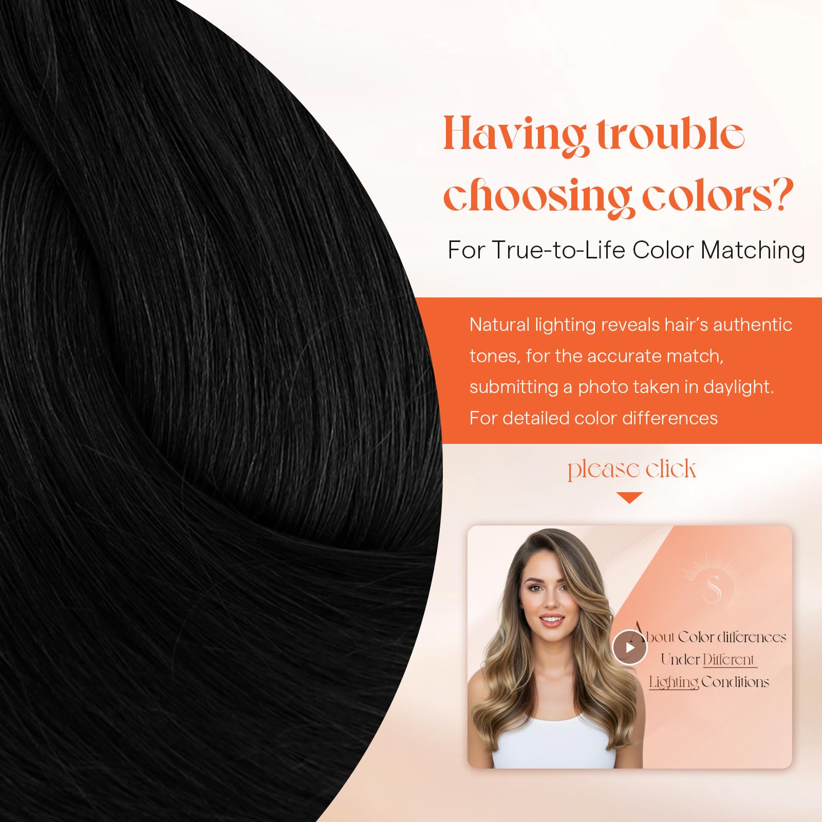 Sunny Hair empaque caja para almacenamiento cómodo.