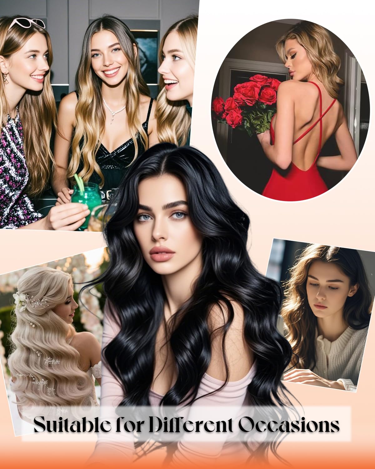 Aplicaciones versátiles Sunny Hair Weft: clip-in, cosido, tape-in y anillos micro