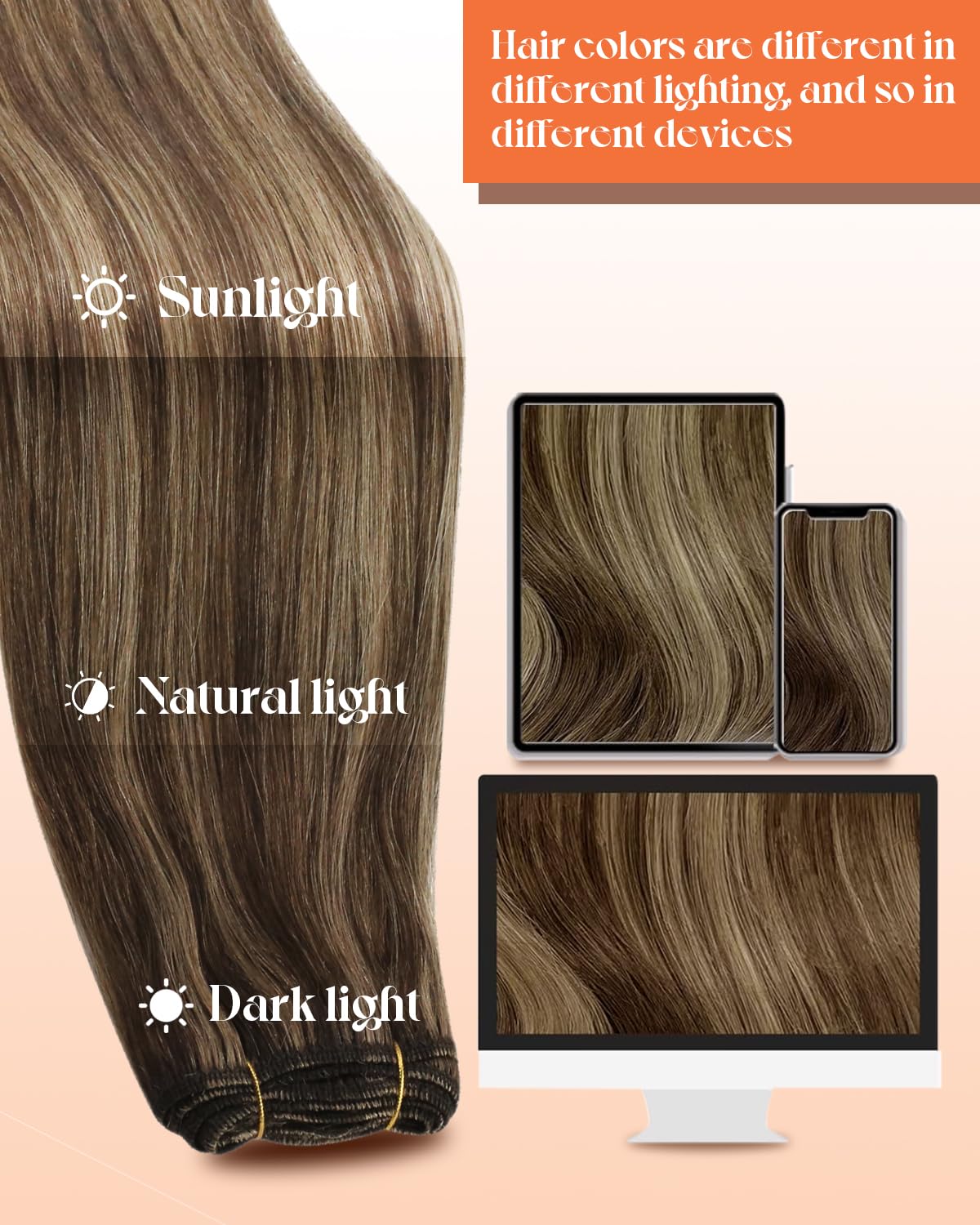 Coincidencia de color Sunny Hair para tono suave y uniforme