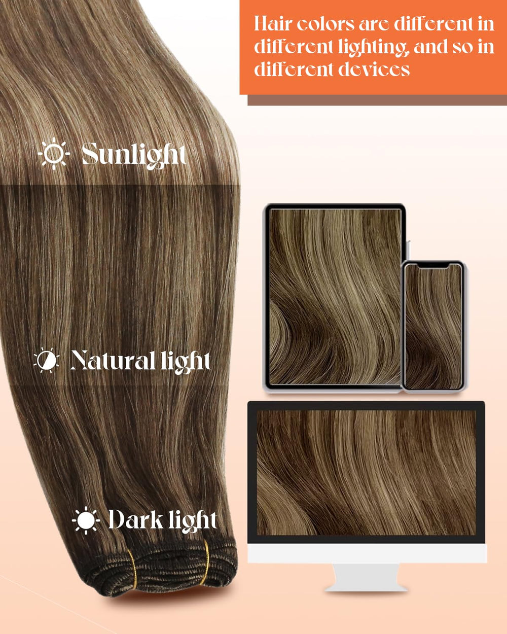 Coincidencia de color Sunny Hair para tono suave y uniforme