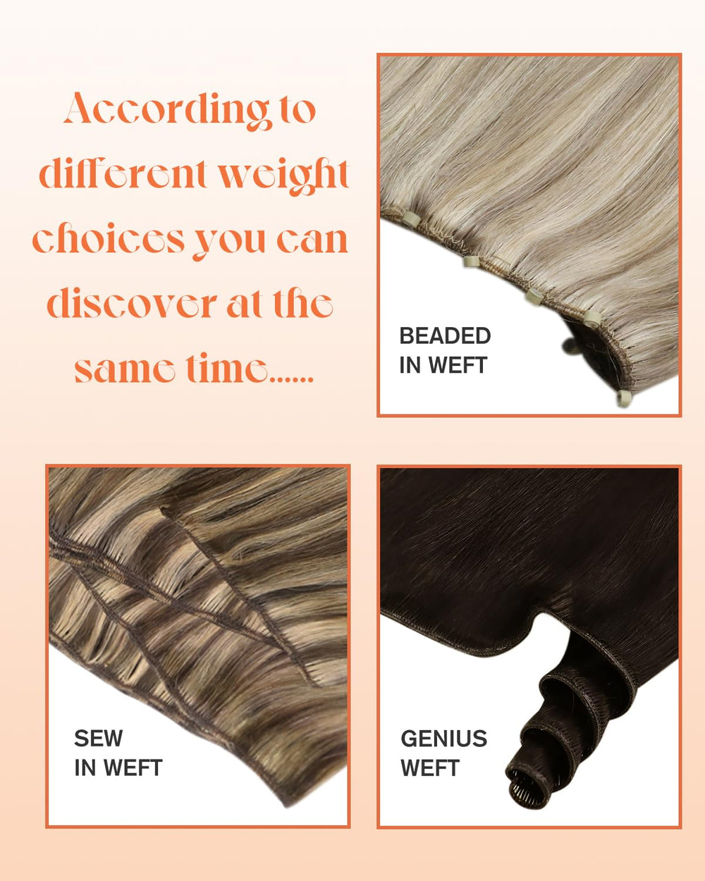 Opción coste-efectiva Sunny Hair Weft para looks duraderos diarios