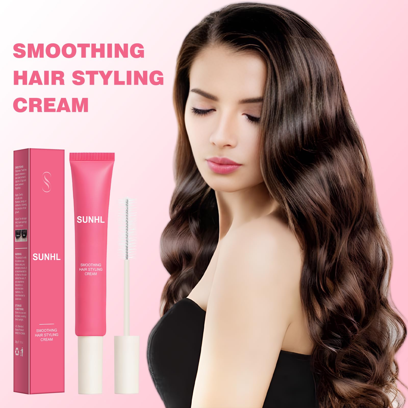 Sunnyholiday crema estilizante textura ligera para un acabado suave