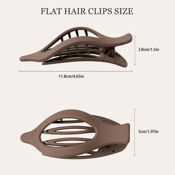 Sunolga: tamaño 4,6 cm ideal para cabello fino o grueso.