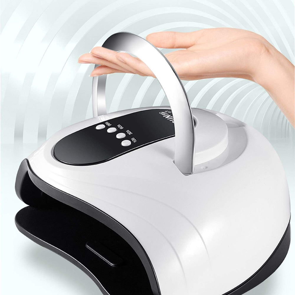 Sunrich UV Gel Nail Lamp detachable base simplifies cleaning and toenail curing.