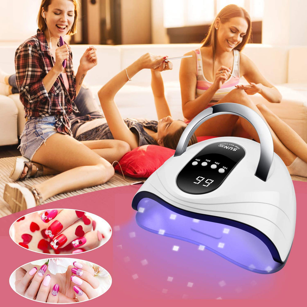 Sunrich UV Gel Nail Lamp heat dissipation promotes safe, quiet operation.