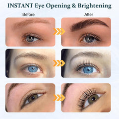 SUNSENT Lash Lift Kit aplicación pestañas: rizo definido y mirada más abierta.