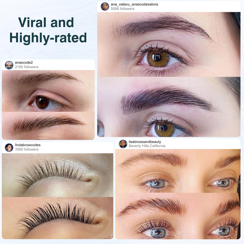 SUNSENT Lash Lift Kit cejas definidas: laminación para un aspecto más lleno.