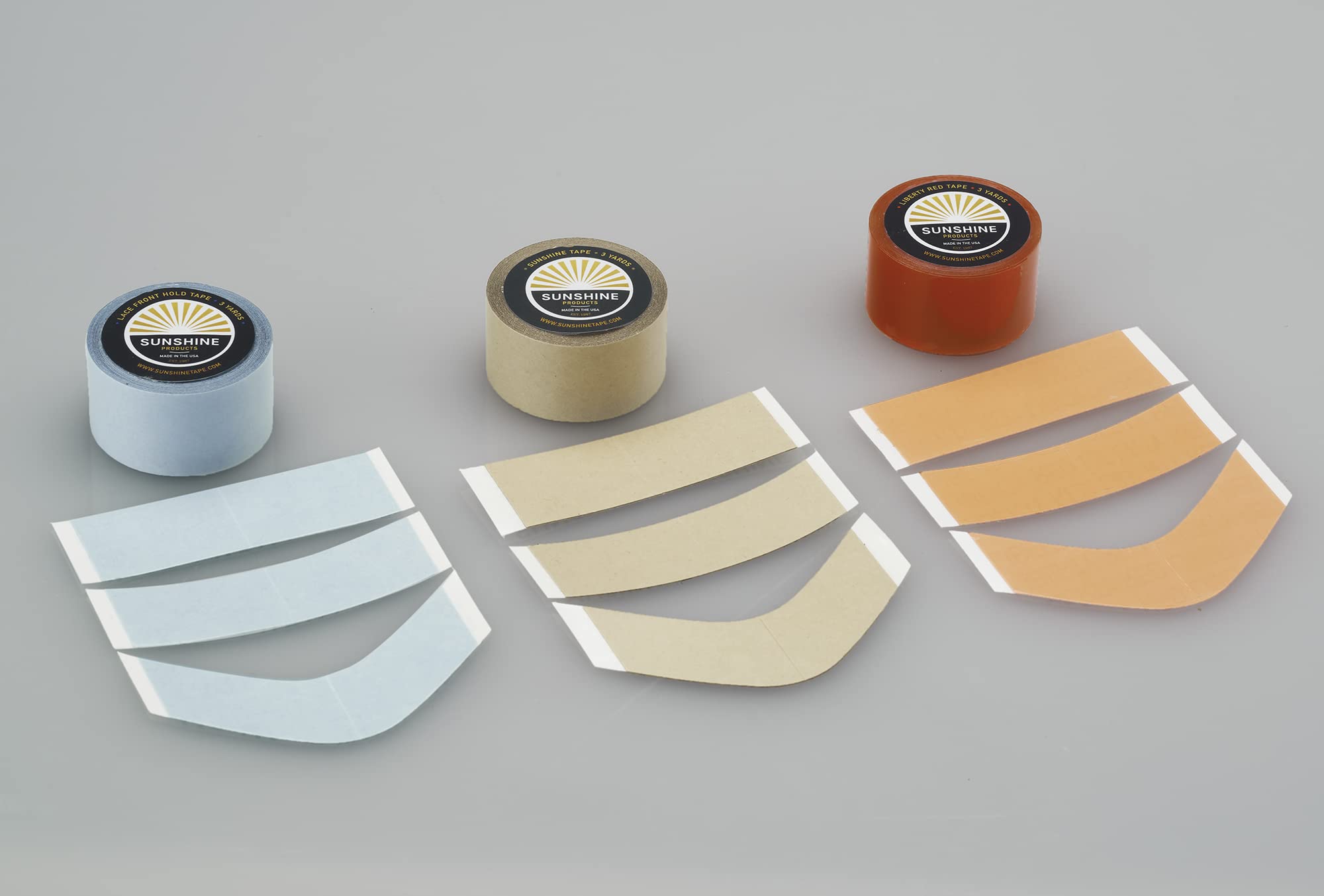 Sunshine Tape: adhesivo sin olor, limpieza más sencilla al retirar.