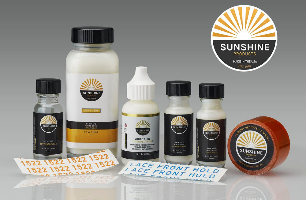 Sunshine Tape: aplicación rápida para uso diario en pelucas y accesorios.