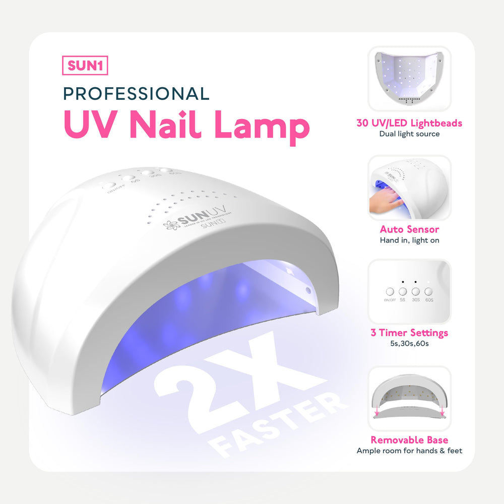SUNUV capa-base-uñas: mejor adherencia y acabado suave.