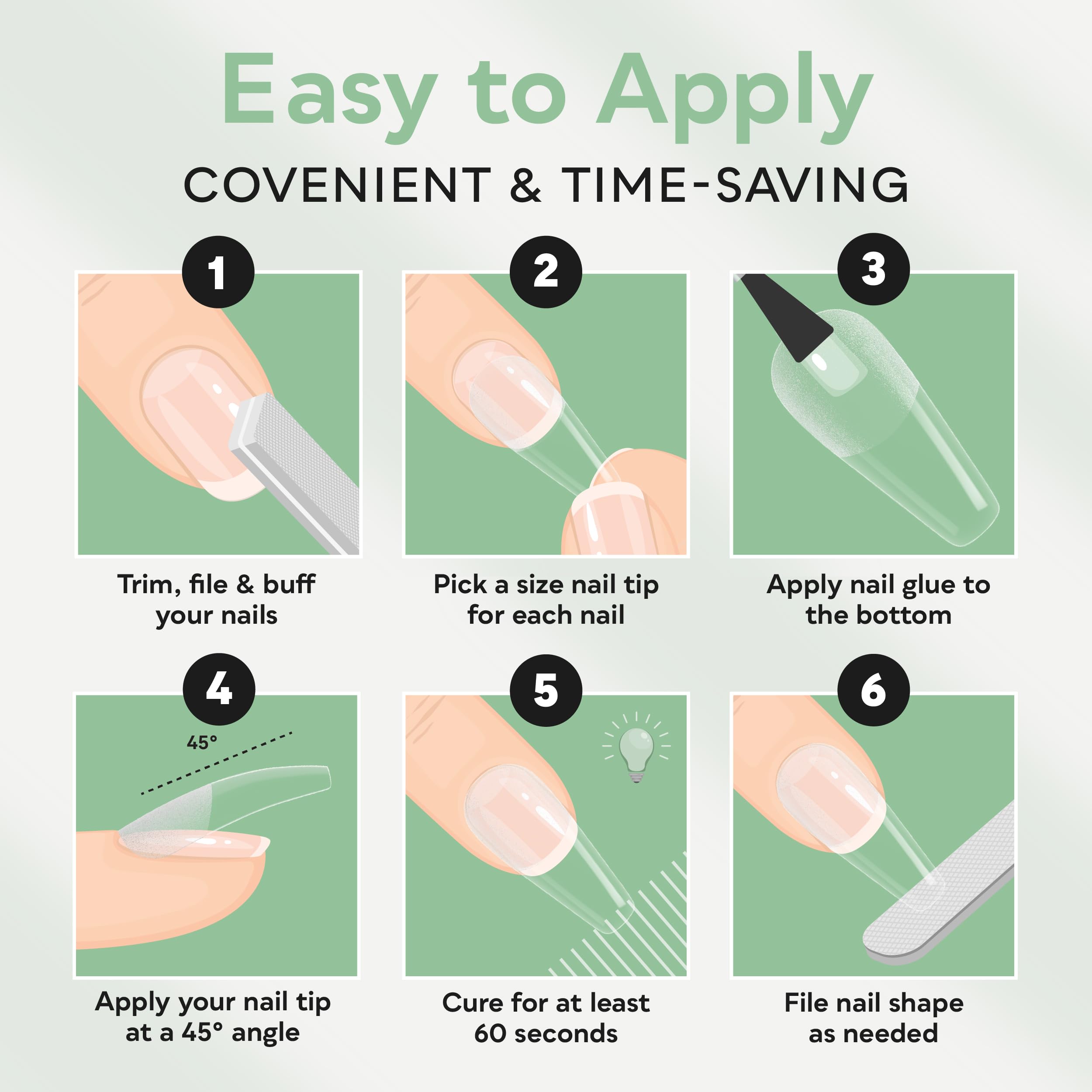 SUNUV compatibilidad con polvo dip y gel para uñas creativas