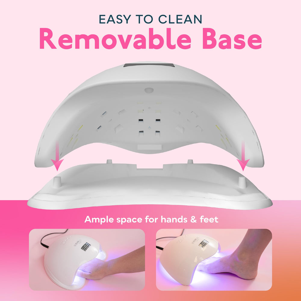 SUNUV admite varias marcas de gel para mayor versatilidad.