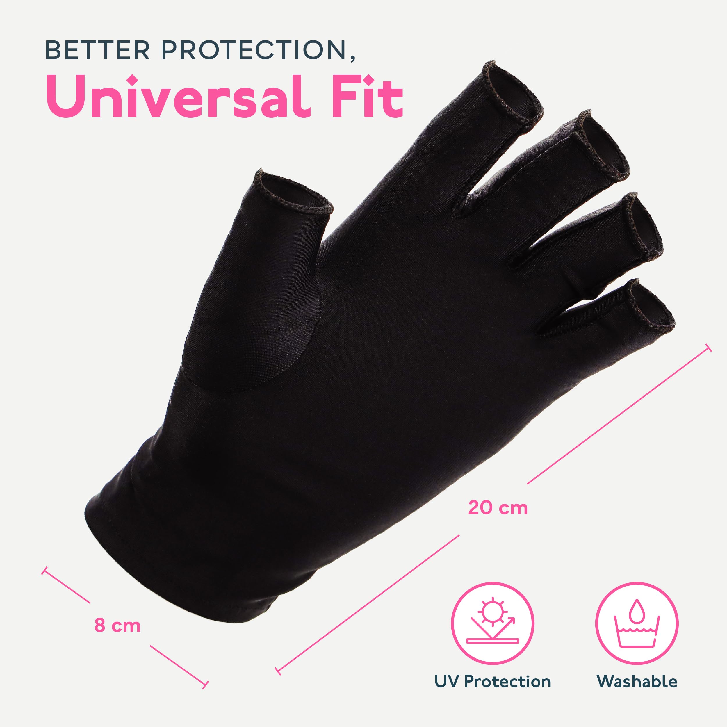 SUNUV guantes con tecnología LED y protección UV para comodidad