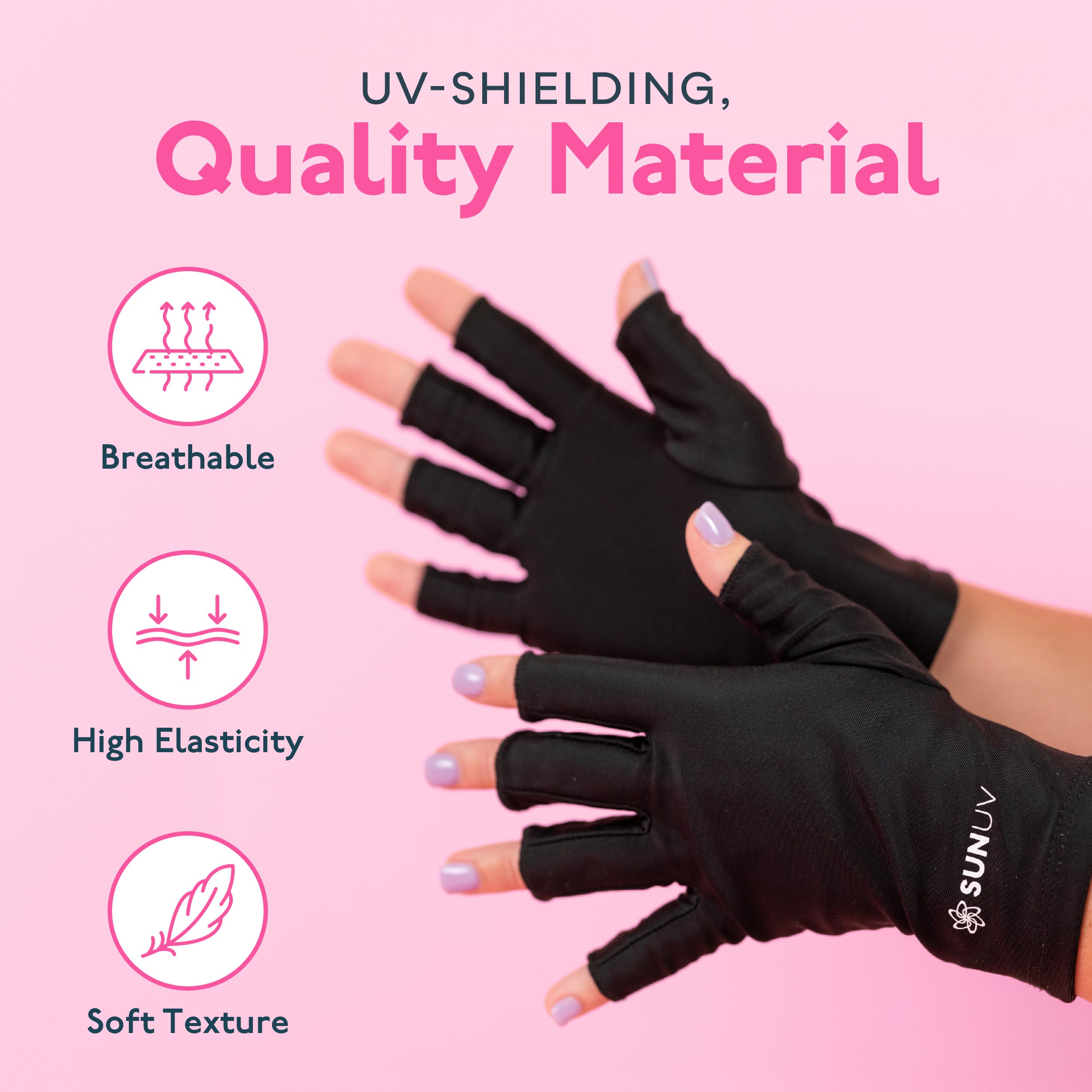 SUNUV guantes para uso exterior con protección UV durante actividades