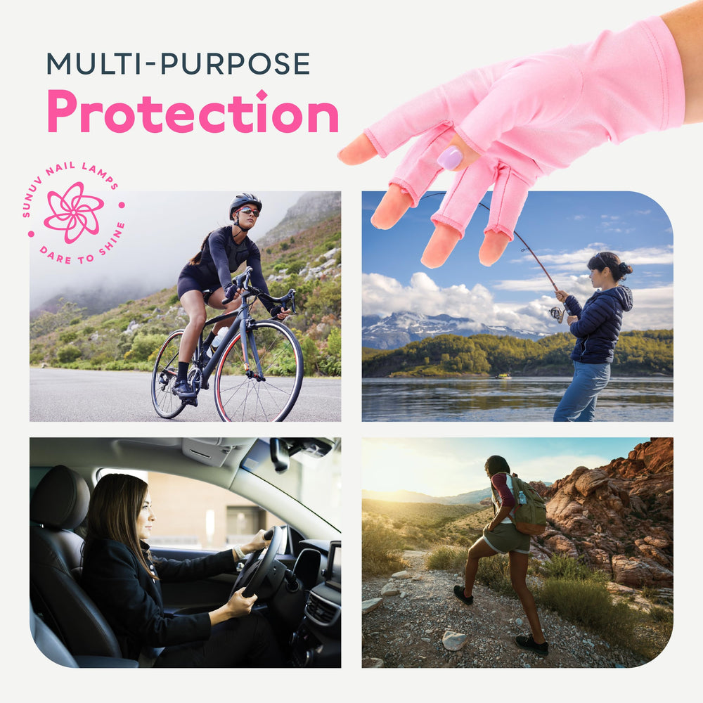 SUNUV guantes UV cómodo diseño ergonómico para tus manos