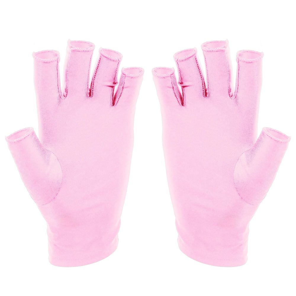 SUNUV guantes UV para uñas en gel con dedos libres, protección suave durante la manicura
