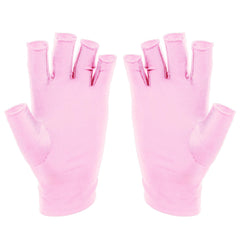 SUNUV guantes UV para uñas en gel con dedos libres, protección suave durante la manicura
