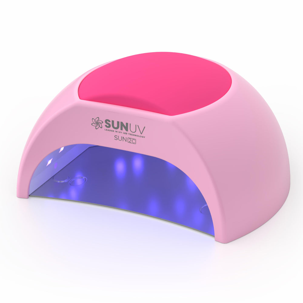 SUNUV lámpara UV-LED para uñas rosadas, curado rápido y uniforme