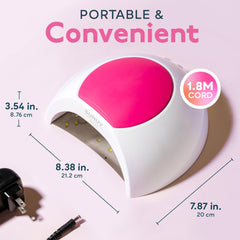 SUNUV Sun2C lámpara compatible con todos los geles de esmalte para uñas.