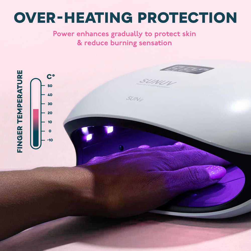 Compatibilidad con todo esmalte gel SUNUV SUN4 para una mayor flexibilidad