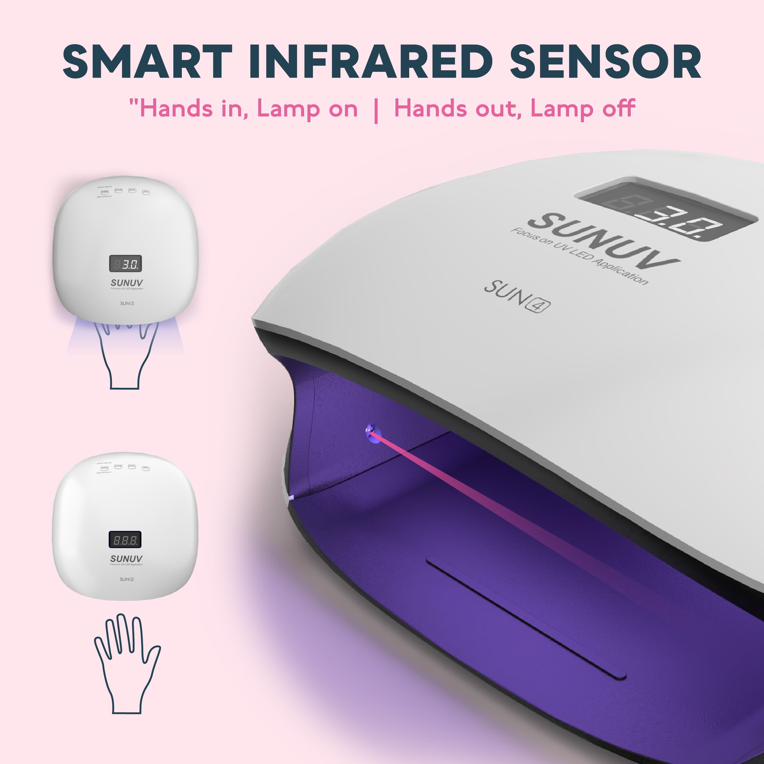 Seguridad para piel y ojos con iluminación suave SUNUV SUN4