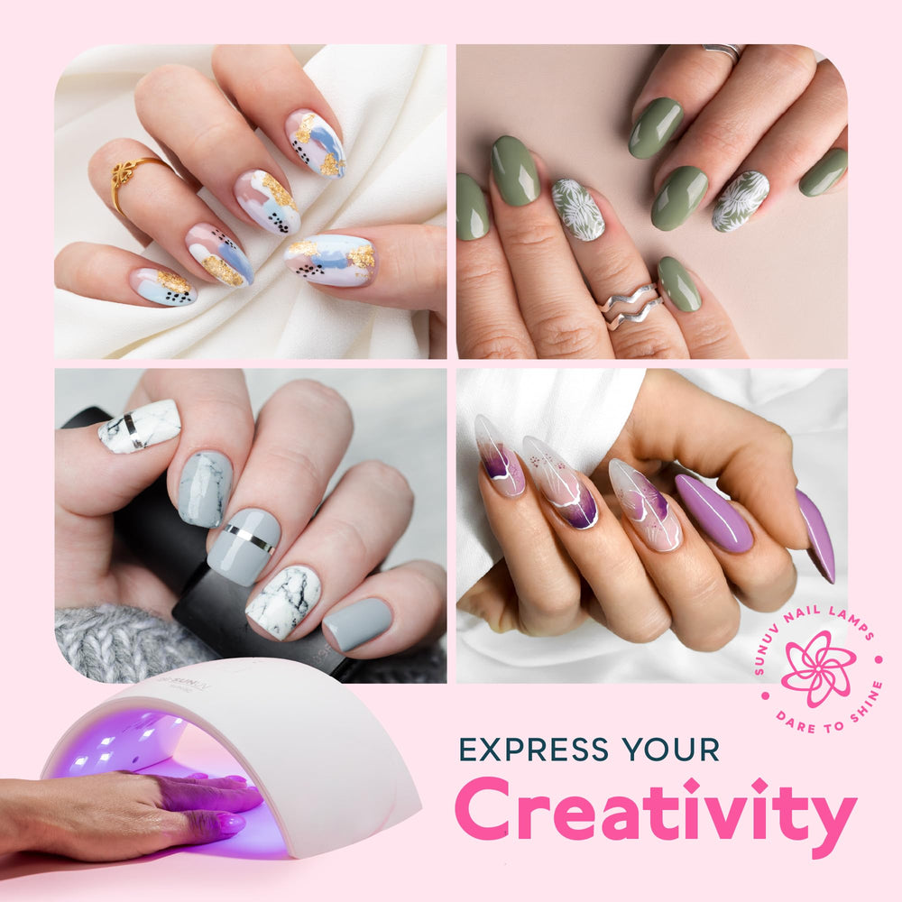 Regalo azul SUNUV, perfecto para uñas de mujeres.