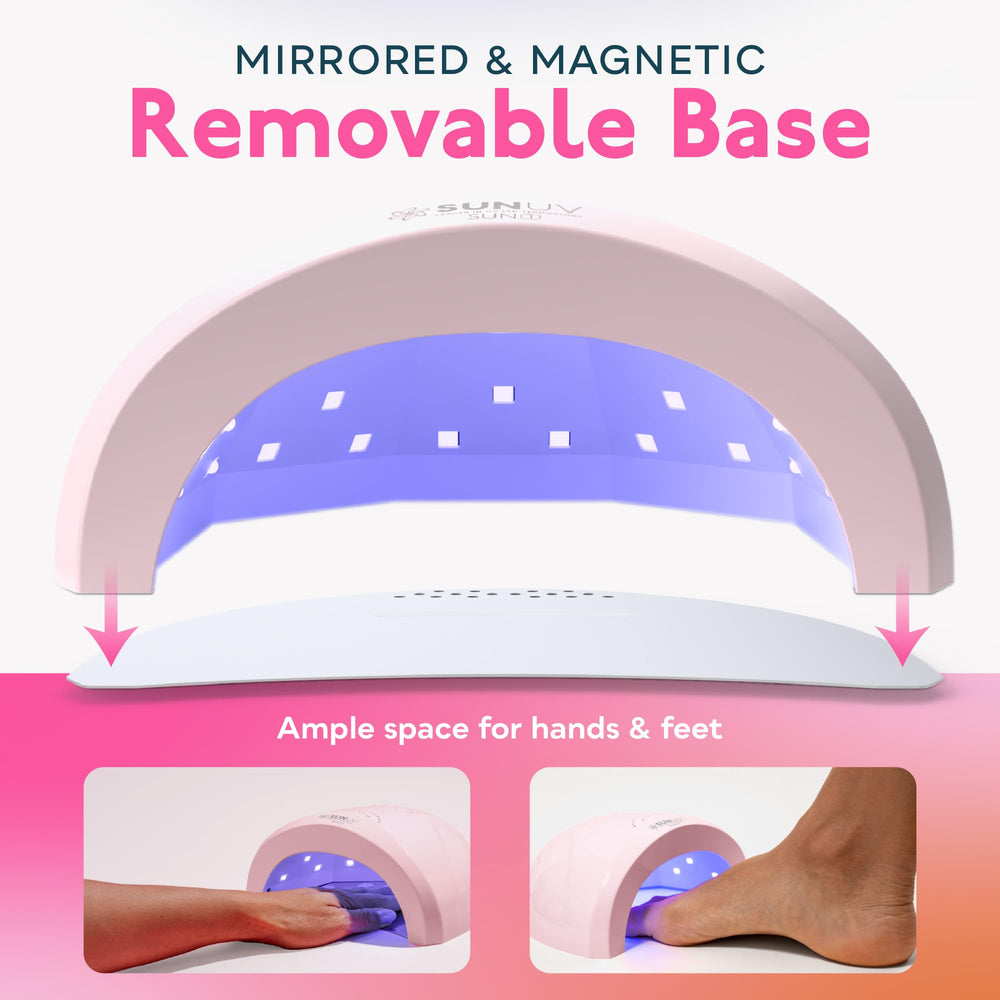 SUNUV SUNone: curado rápido de esmalte gel con una lámpara potente.