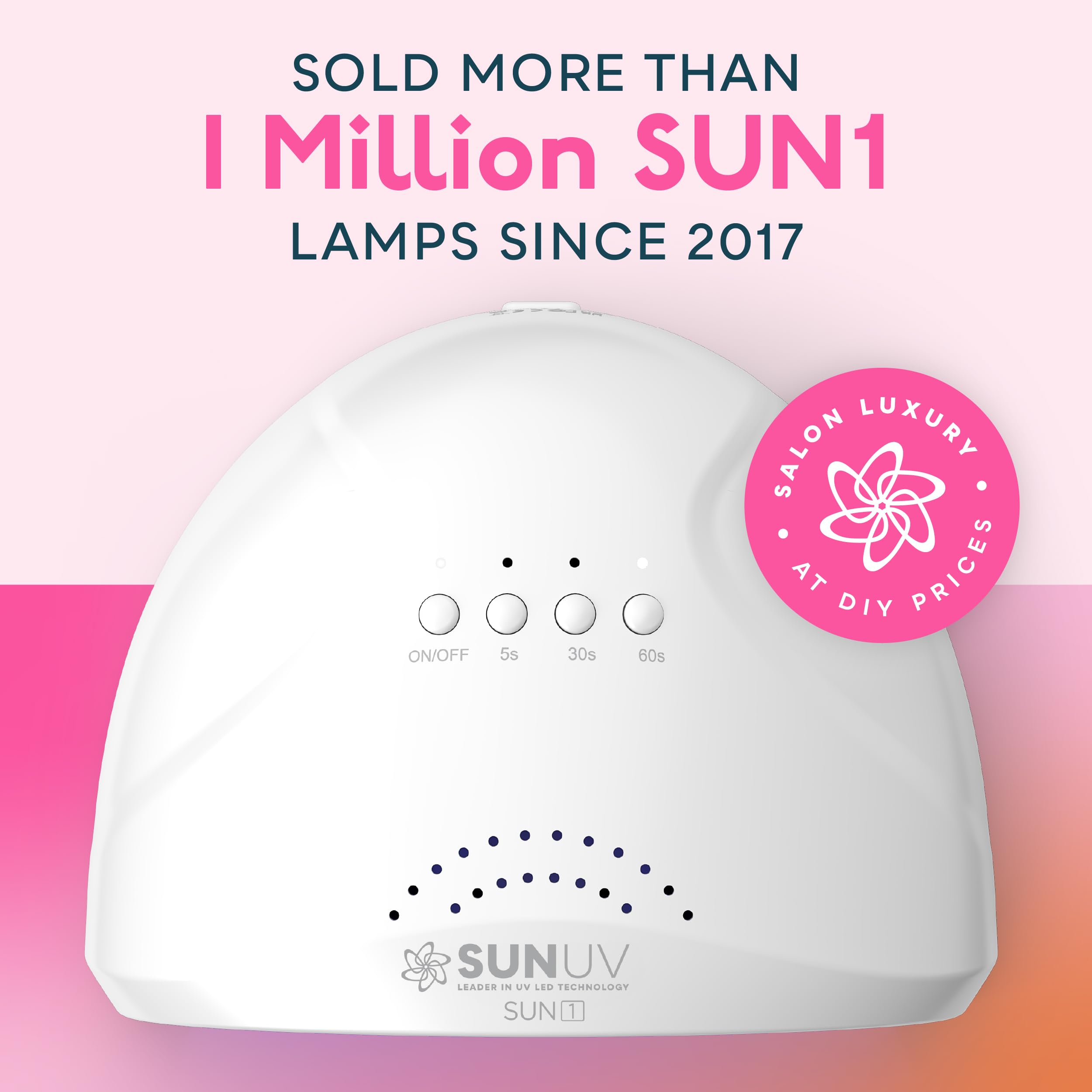 SUNUV SUNone White lámpara-uv para uso doméstico, manicura eficiente.