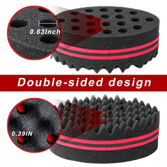 Supaze esponja twist doble cara curva para texturizar rizos