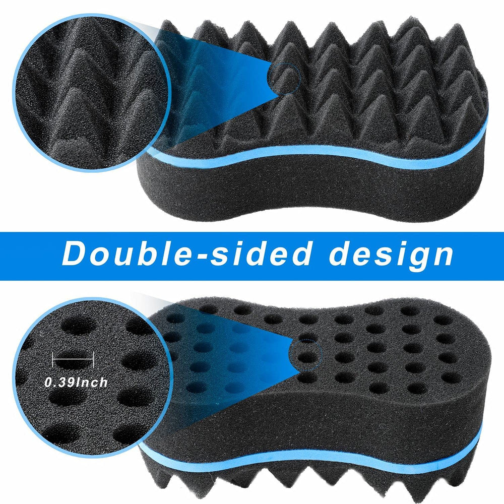 Supaze esponja twist doble cara espiral para crear volumen y textura
