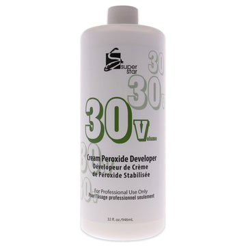 Super Star crema peroxidante estable, coloración uniforme y segura.
