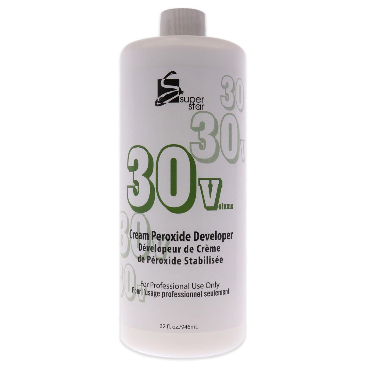 Super Star crema peroxidante estable, coloración uniforme y segura.