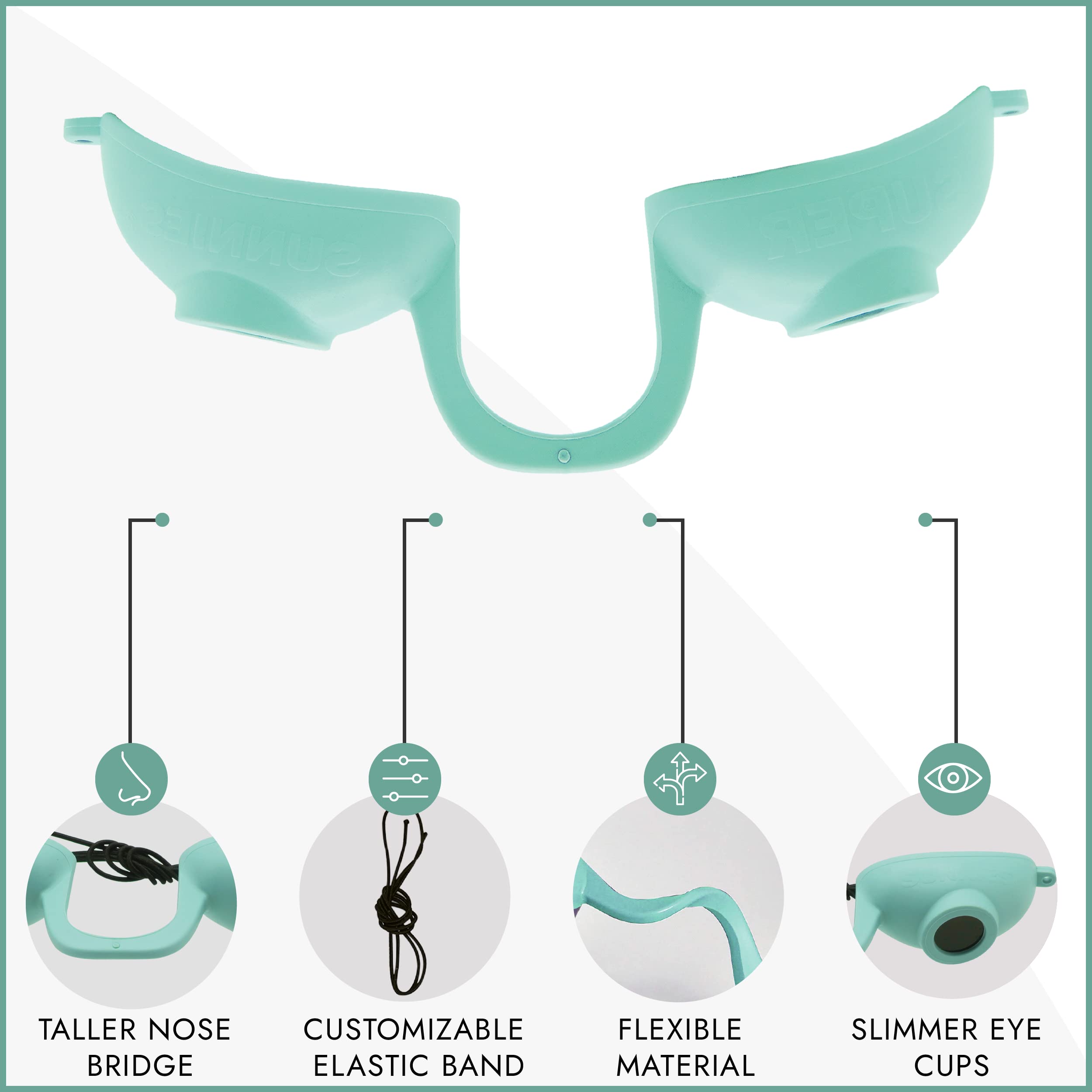 Super Sunnies EVO Flex: diseño delgado y ligero para uso prolongado