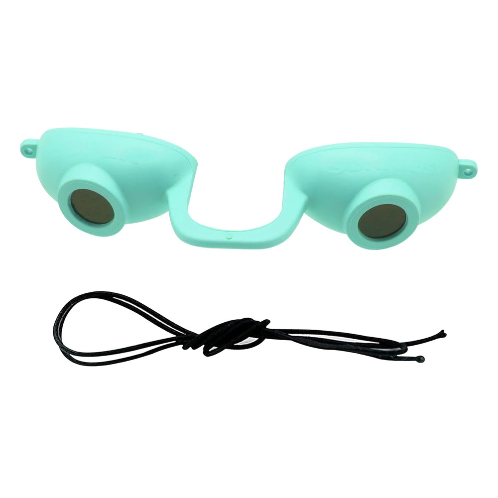 Super Sunnies EVO Flex: protección ocular para cabinas de bronceado en turquesa