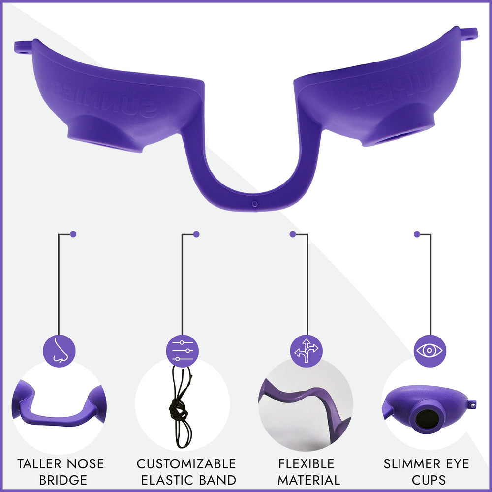 Gafas UV de Super Sunnies Evo para bronceado interior con protección