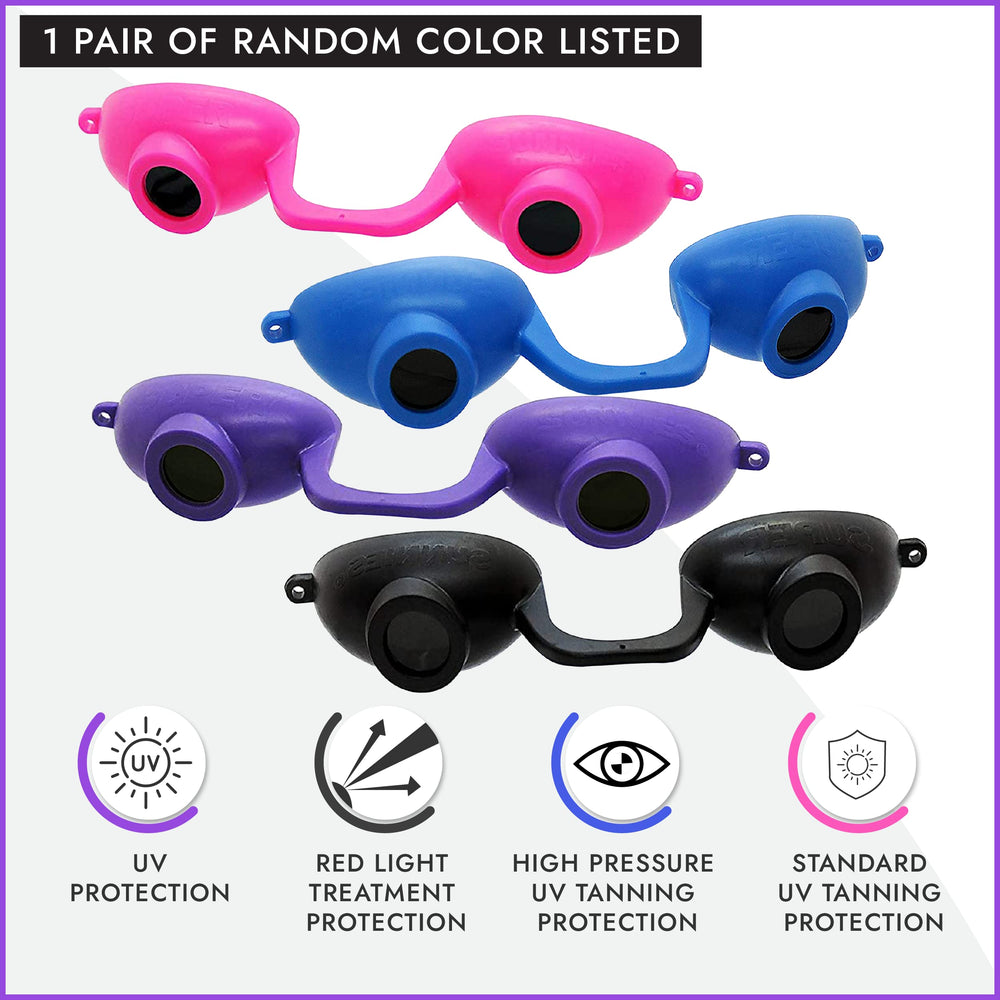 Protección ocular de Super Sunnies Evo para terapia de luz roja.