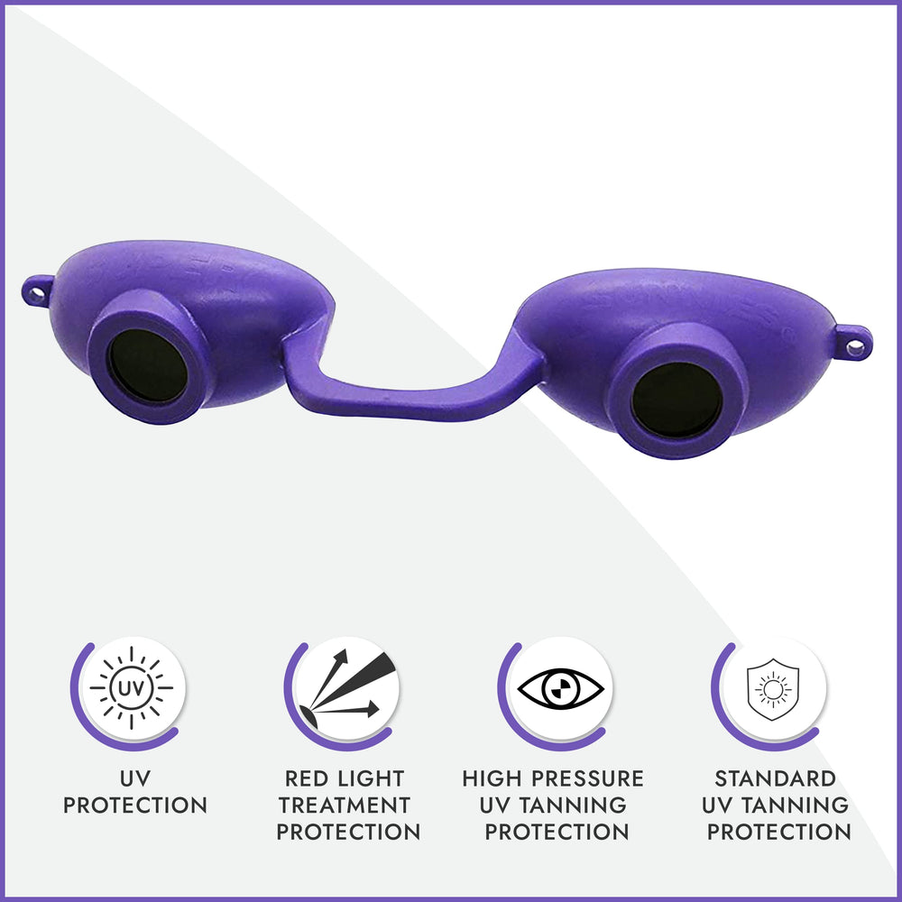 Protección ocular de Super Sunnies Evo para terapia de luz roja