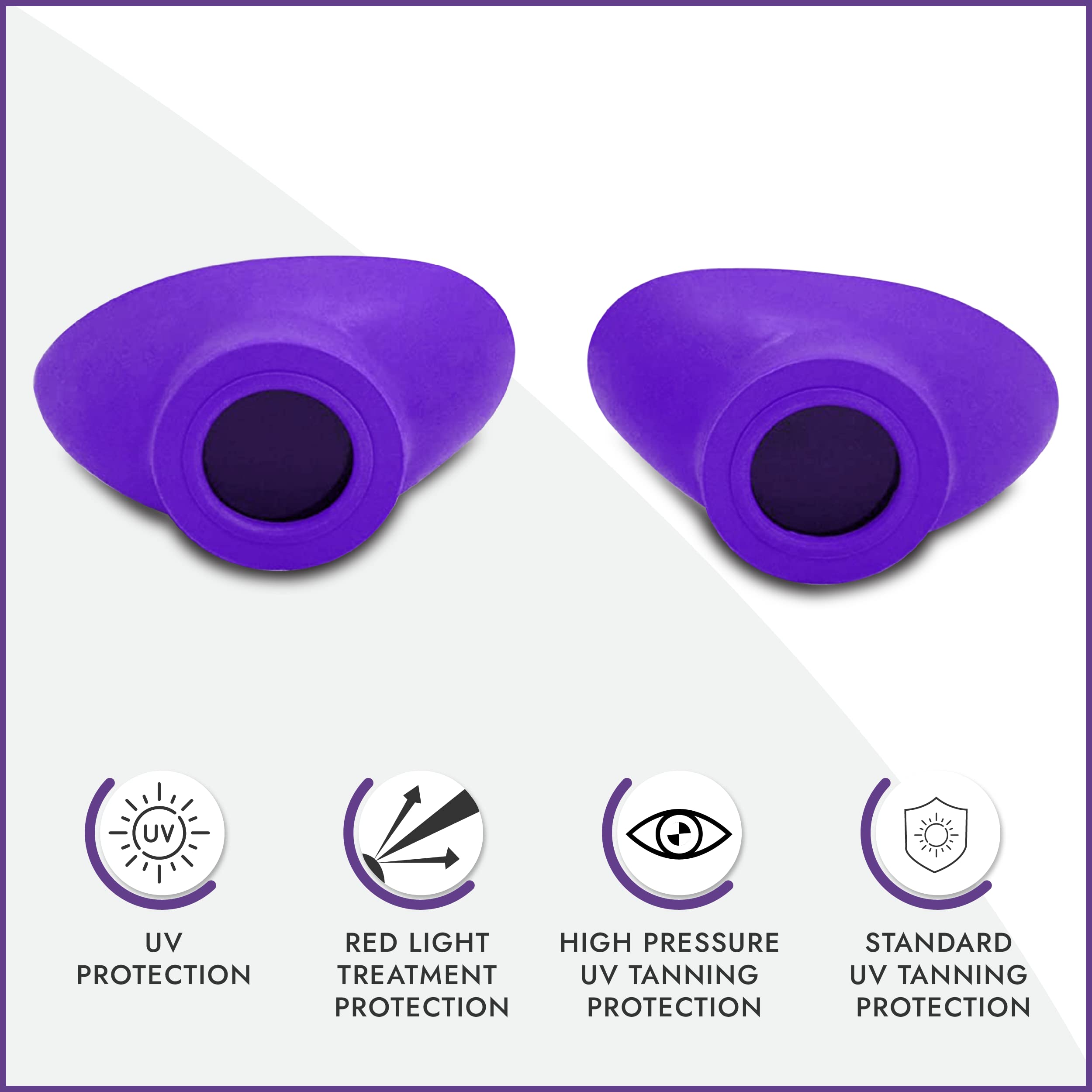 Super Sunnies gafas-bronceado-cama protegen los ojos en cabinas de bronceado.