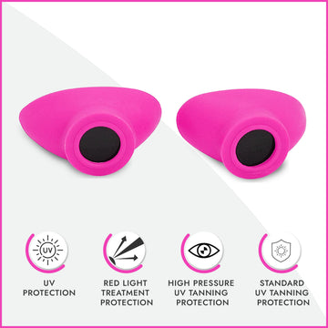 Super Sunnies Slim Flex: protección UV para sesiones de bronceado y terapia