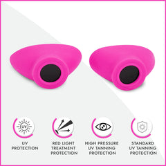 Super Sunnies Slim Flex: protección UV para sesiones de bronceado y terapia