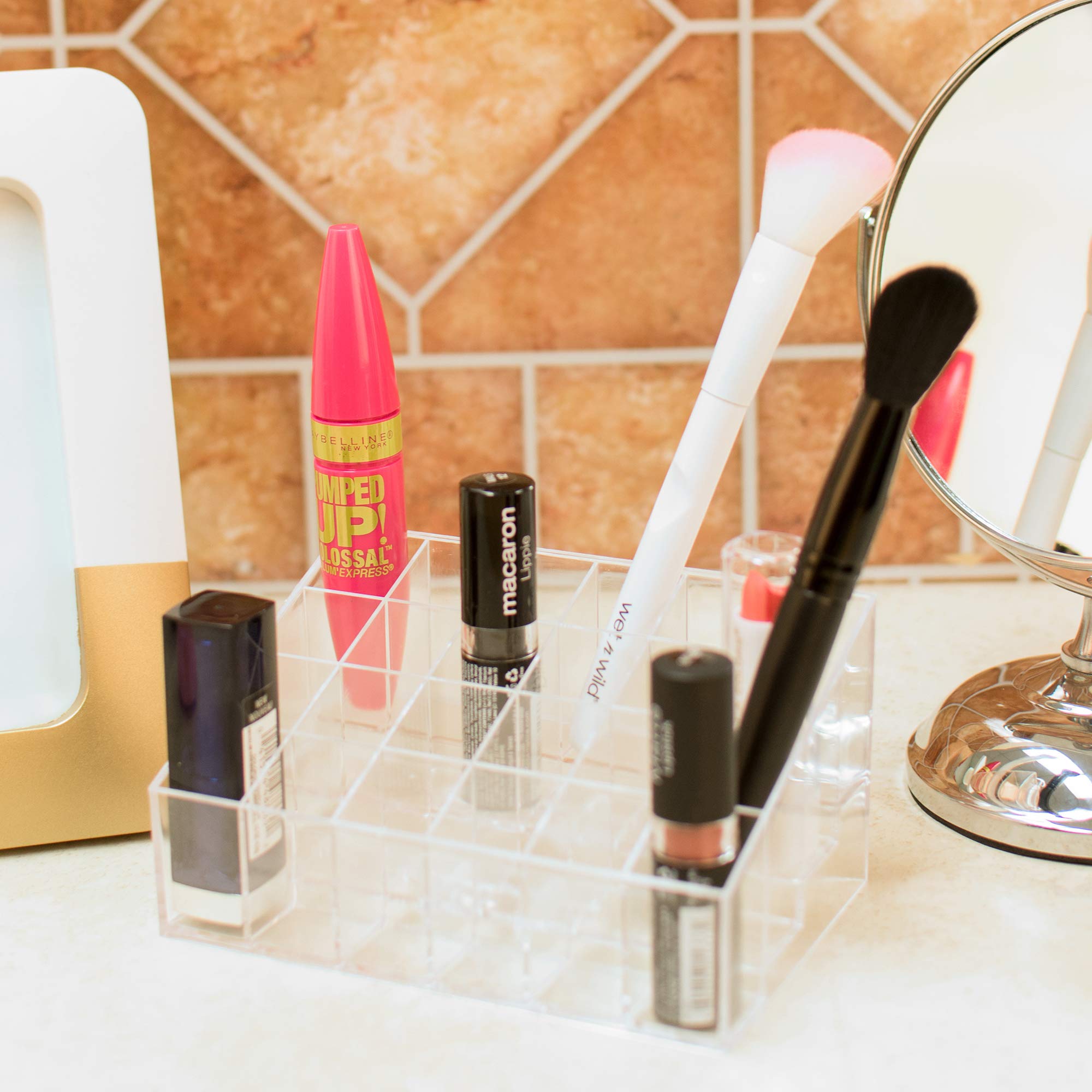 Super Z Outlet organizador para brillos labiales; almacenamiento práctico