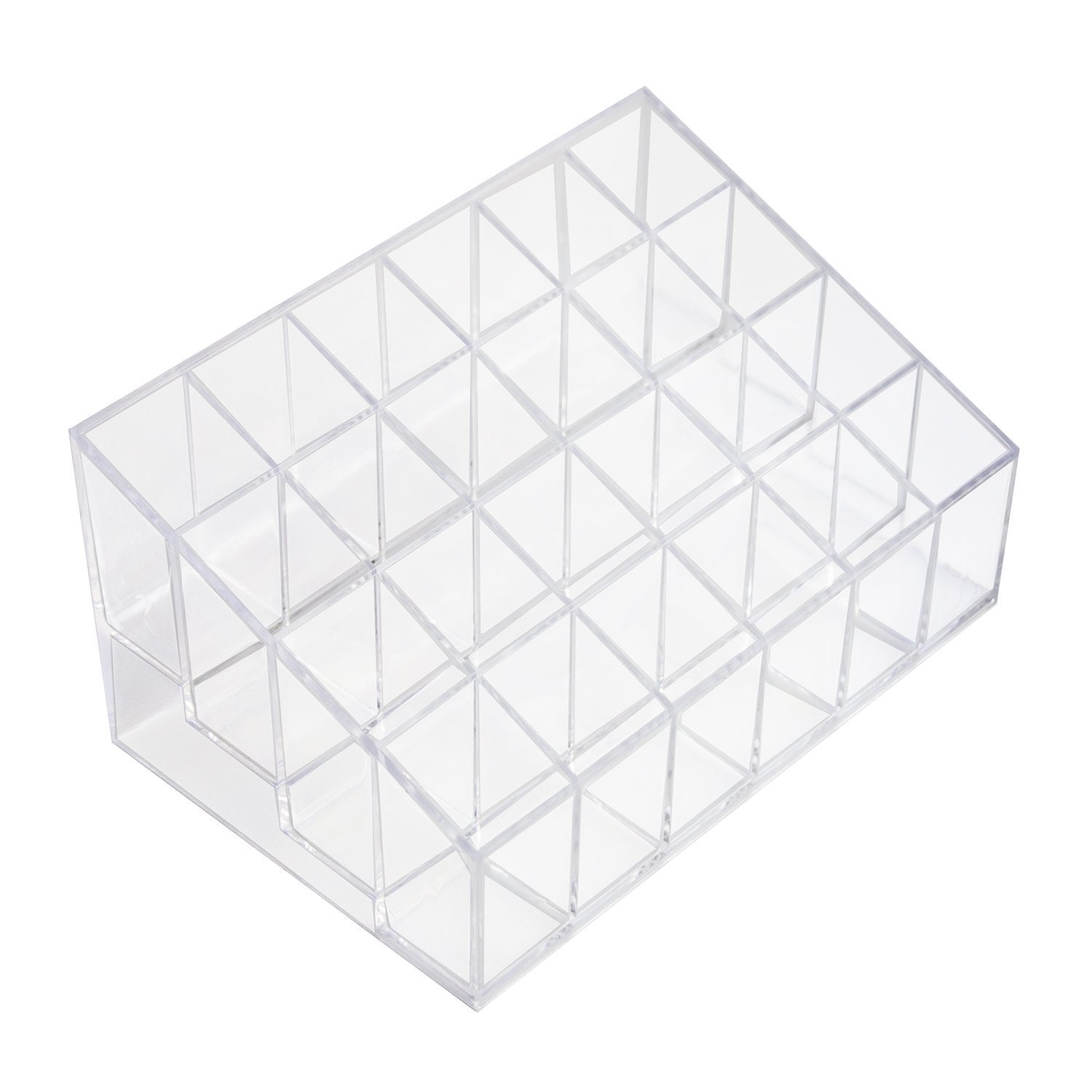 Super Z Outlet organizador transparente para labiales; acceso rápido y orden en tocador