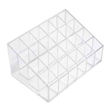 Super Z Outlet organizador transparente para labiales; acceso rápido y orden en tocador