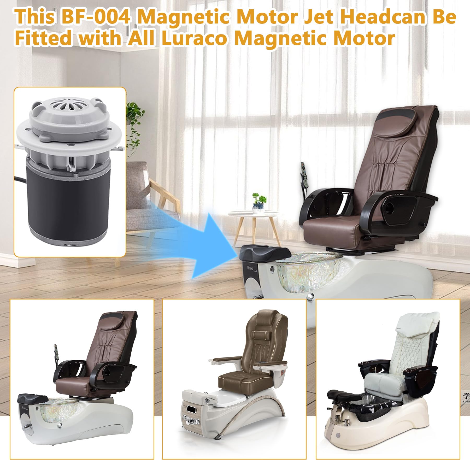 Ajuste preciso BF-004, compatible con LURACO sin modificaciones.