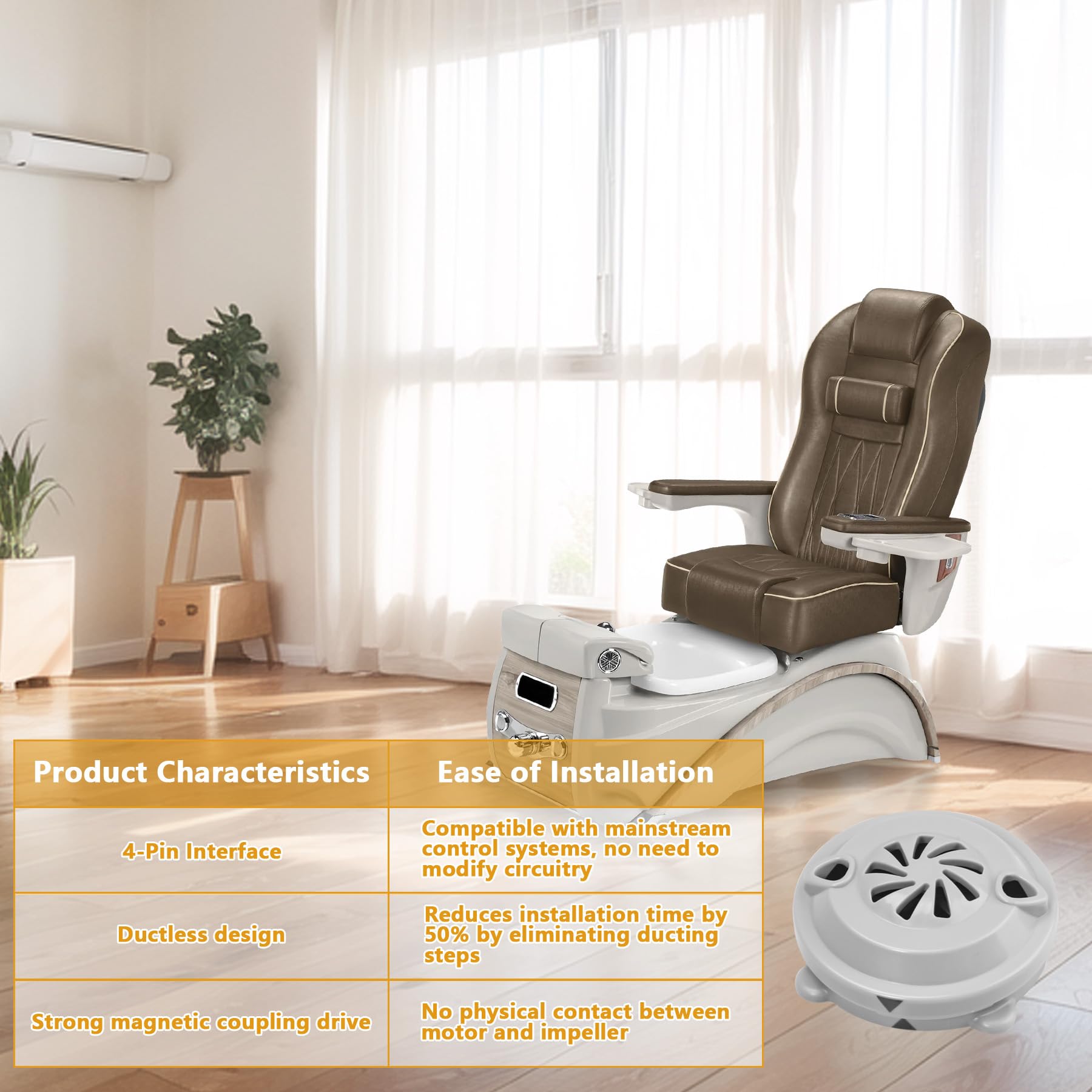 Materiales magnéticos durables BF-004 para rendimiento estable en agua.