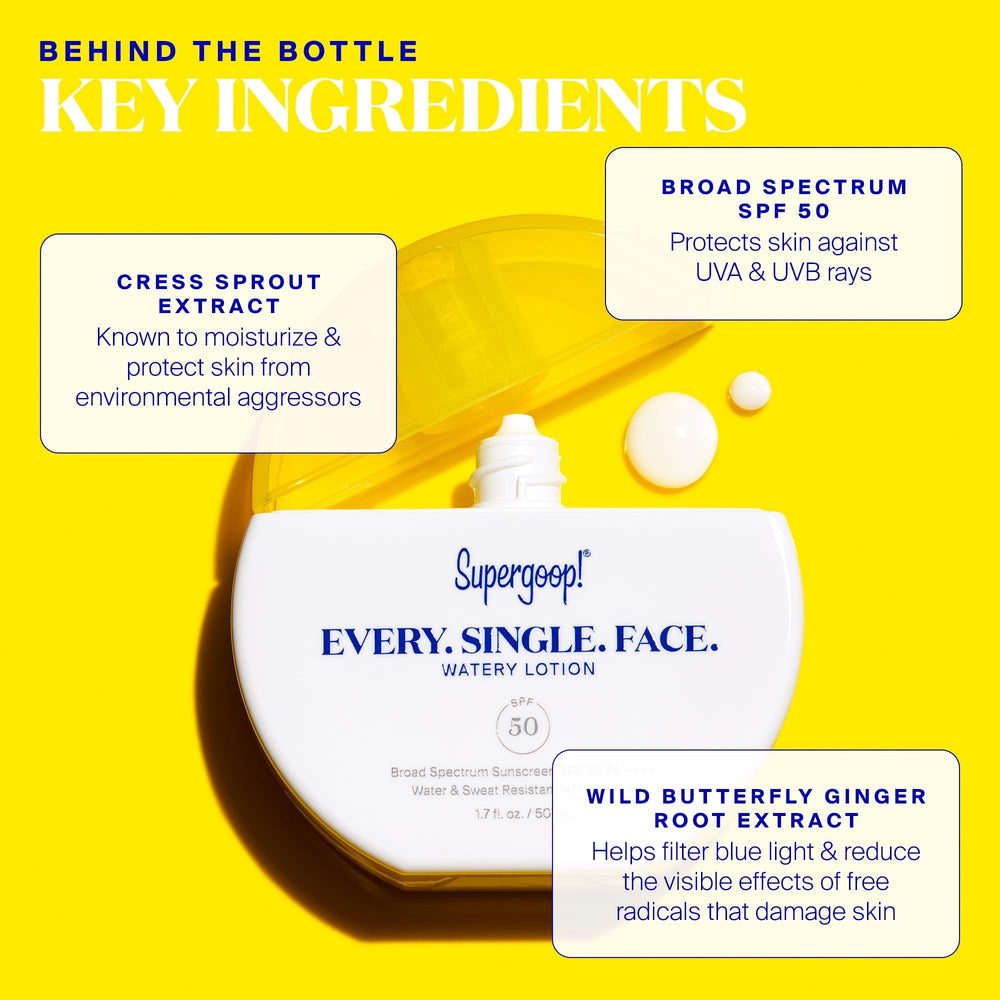 Supergoop Every. Single. Face. Lotion – protection UV efficace pour le quotidien