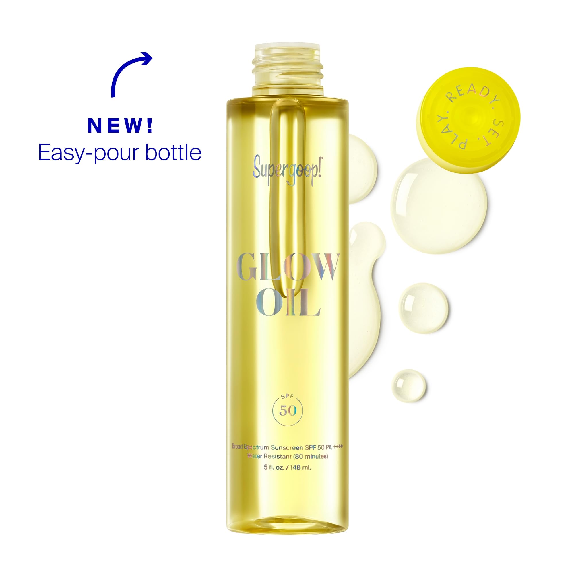 Supergoop! Glow Oil: protección de 80 minutos para actividades al aire libre.