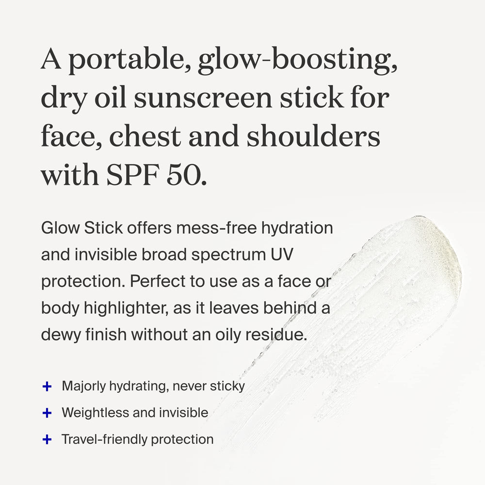 Supergoop! Glow Stick en envase compacto, práctico para viaje